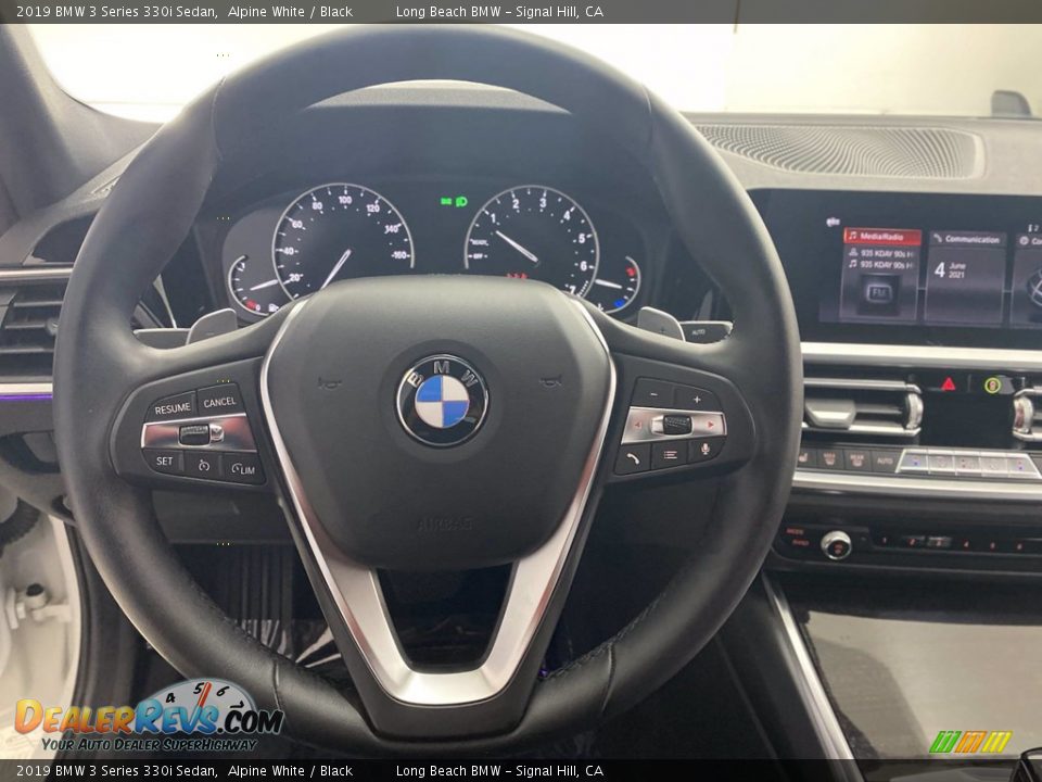 2019 BMW 3 Series 330i Sedan Alpine White / Black Photo #18