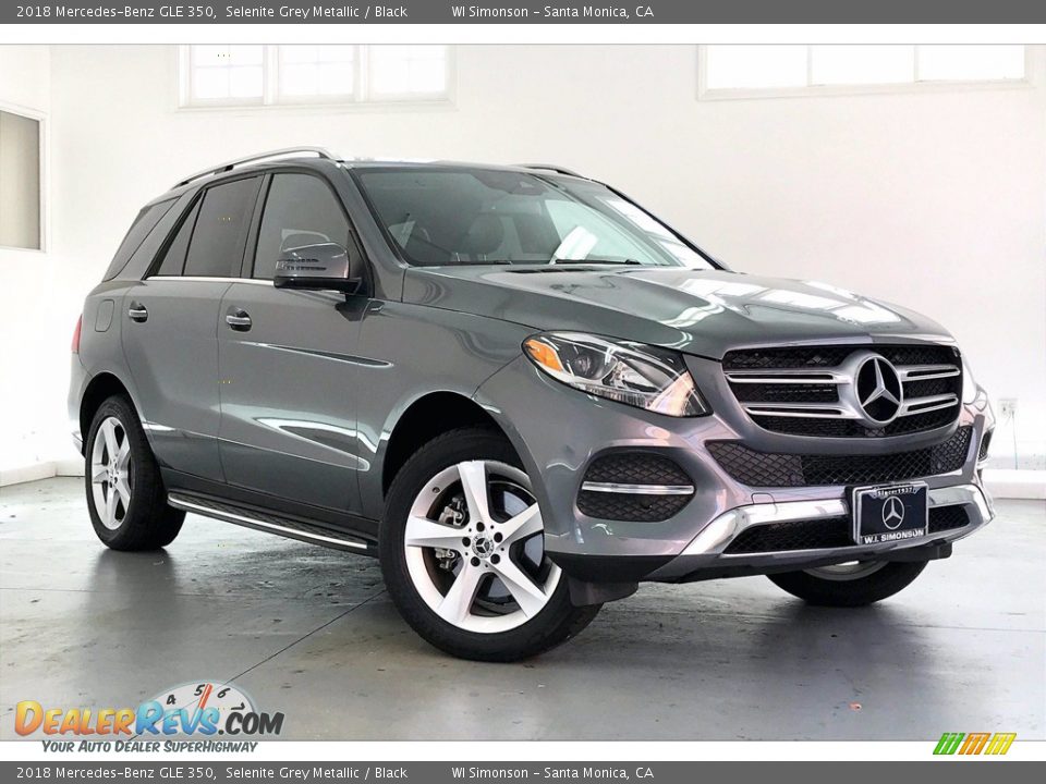 2018 Mercedes-Benz GLE 350 Selenite Grey Metallic / Black Photo #34