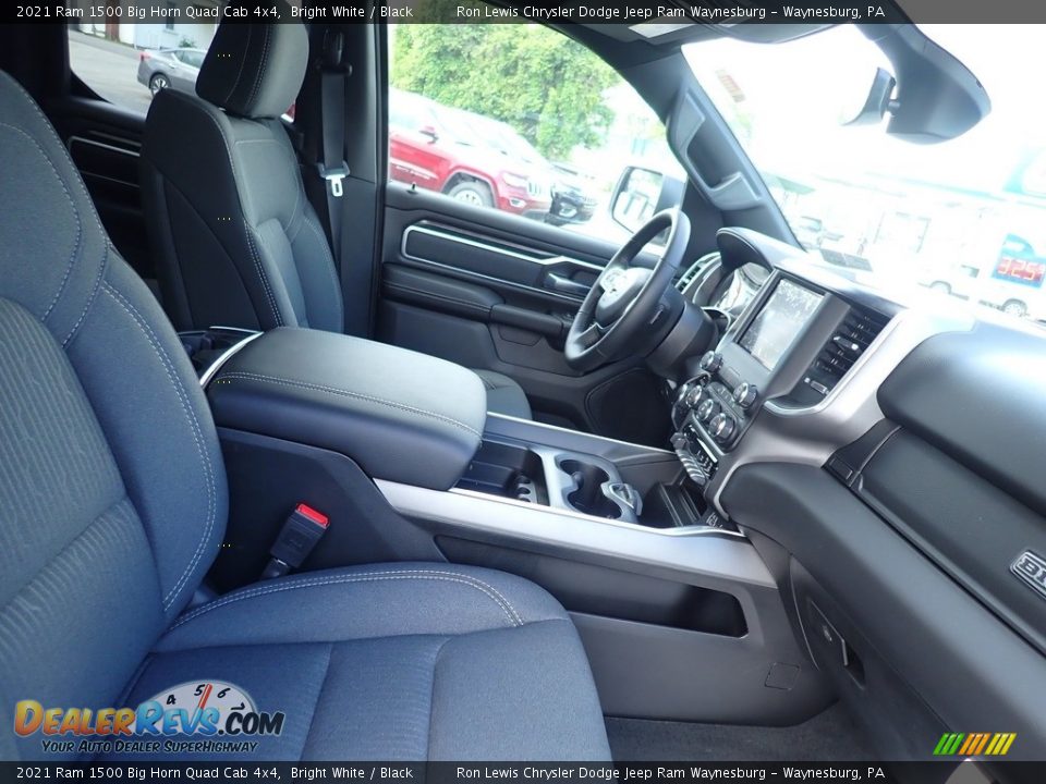 2021 Ram 1500 Big Horn Quad Cab 4x4 Bright White / Black Photo #10