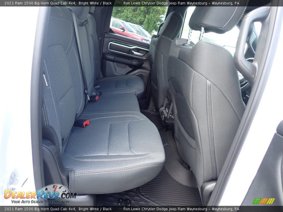 2021 Ram 1500 Big Horn Quad Cab 4x4 Bright White / Black Photo #11