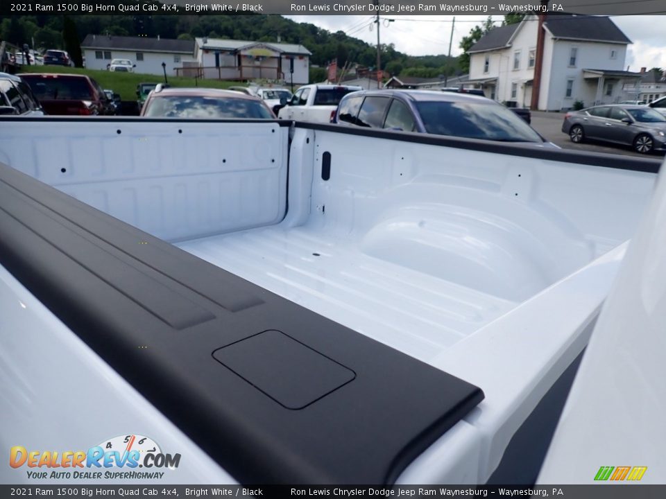 2021 Ram 1500 Big Horn Quad Cab 4x4 Bright White / Black Photo #12