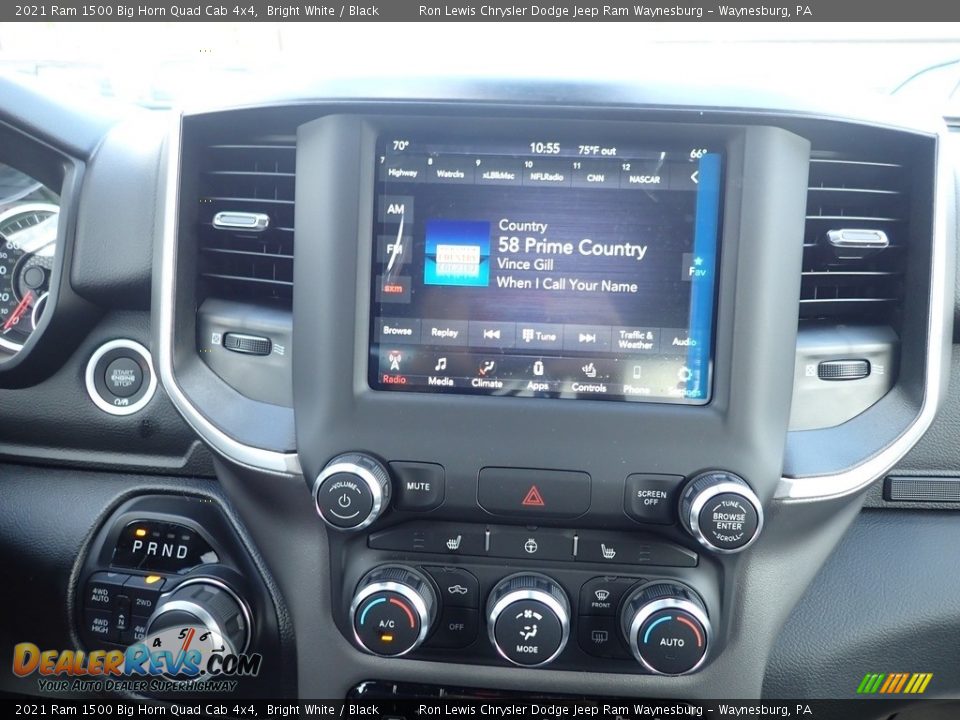 2021 Ram 1500 Big Horn Quad Cab 4x4 Bright White / Black Photo #16