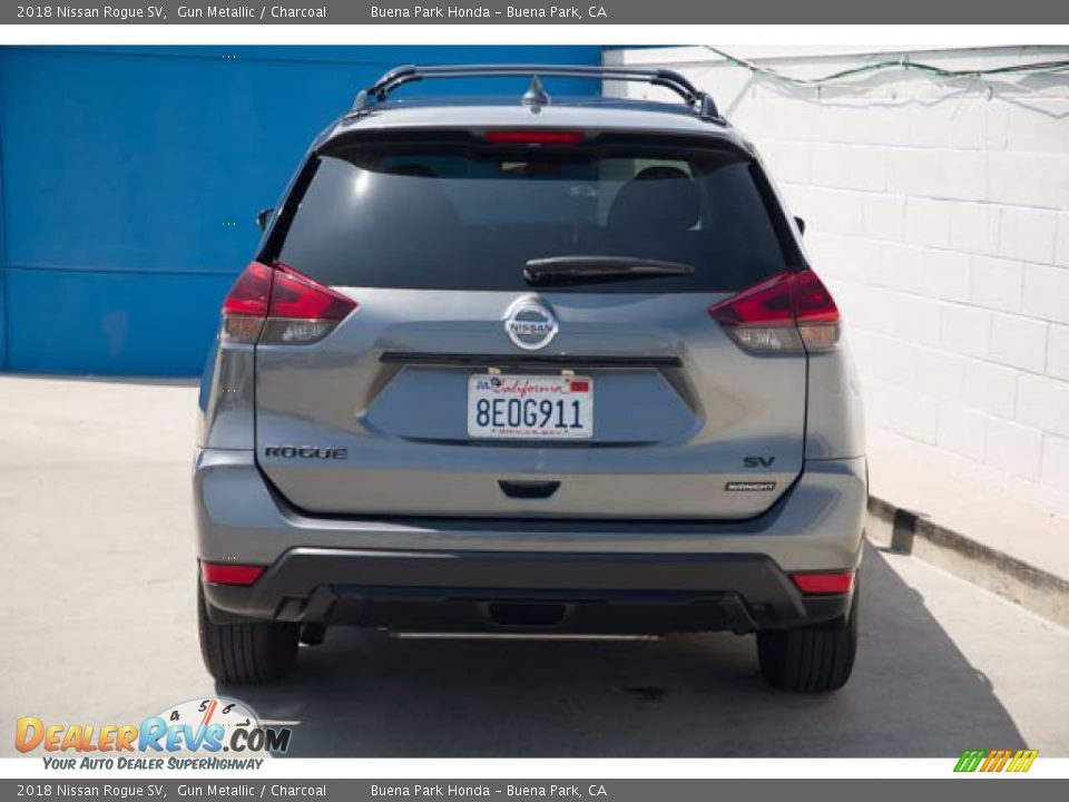 2018 Nissan Rogue SV Gun Metallic / Charcoal Photo #9