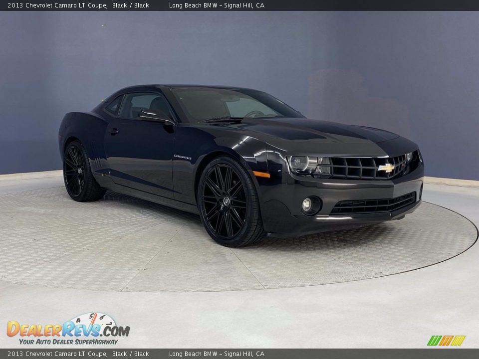 2013 Chevrolet Camaro LT Coupe Black / Black Photo #34