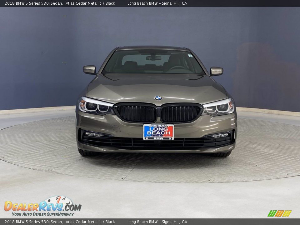 2018 BMW 5 Series 530i Sedan Atlas Cedar Metallic / Black Photo #2