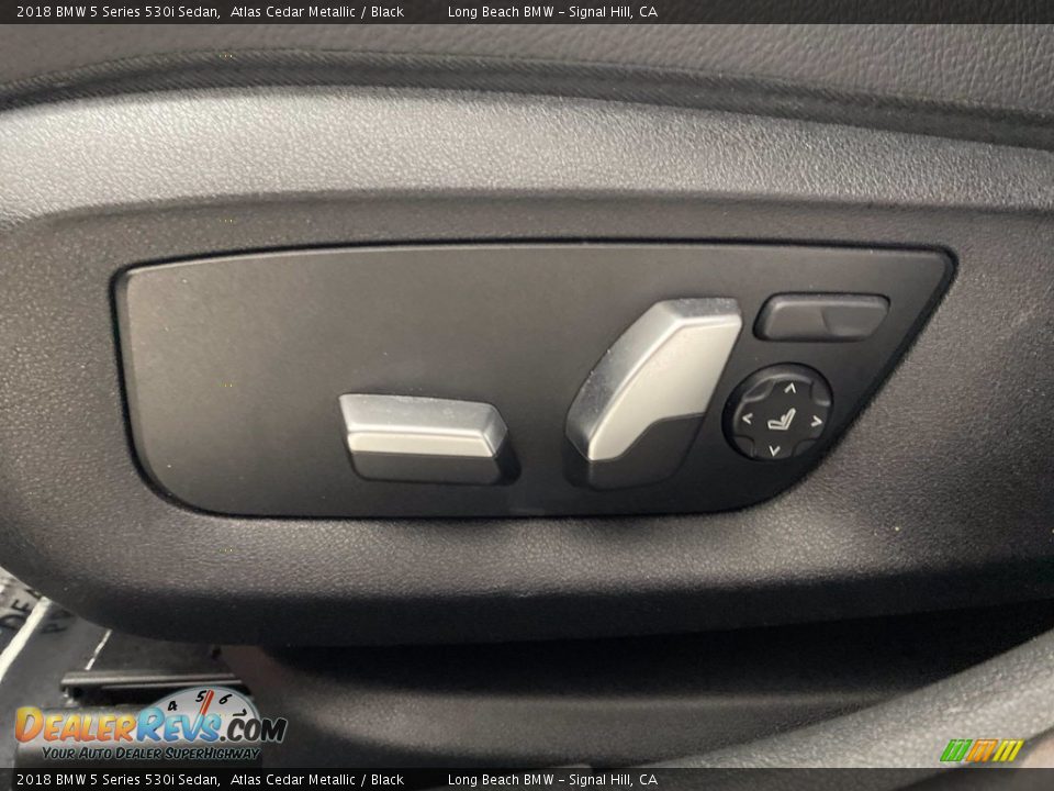 2018 BMW 5 Series 530i Sedan Atlas Cedar Metallic / Black Photo #15