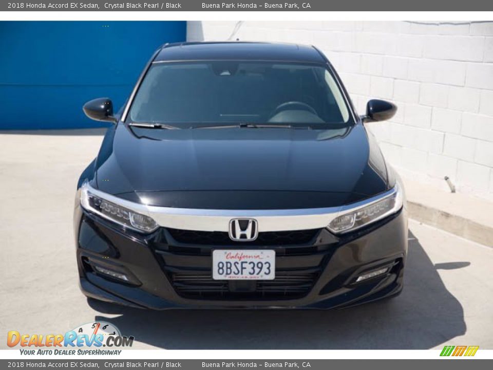 2018 Honda Accord EX Sedan Crystal Black Pearl / Black Photo #7