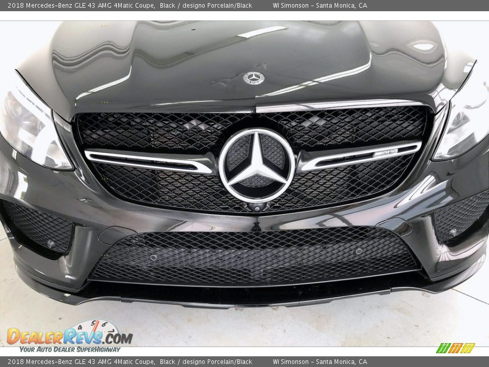 2018 Mercedes-Benz GLE 43 AMG 4Matic Coupe Black / designo Porcelain/Black Photo #30