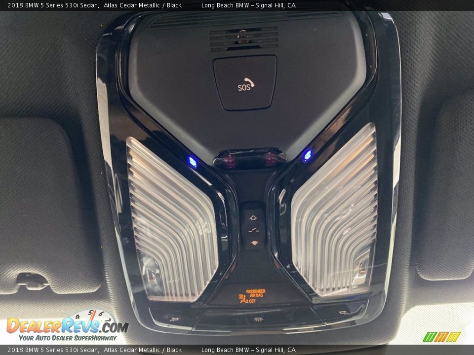 2018 BMW 5 Series 530i Sedan Atlas Cedar Metallic / Black Photo #30