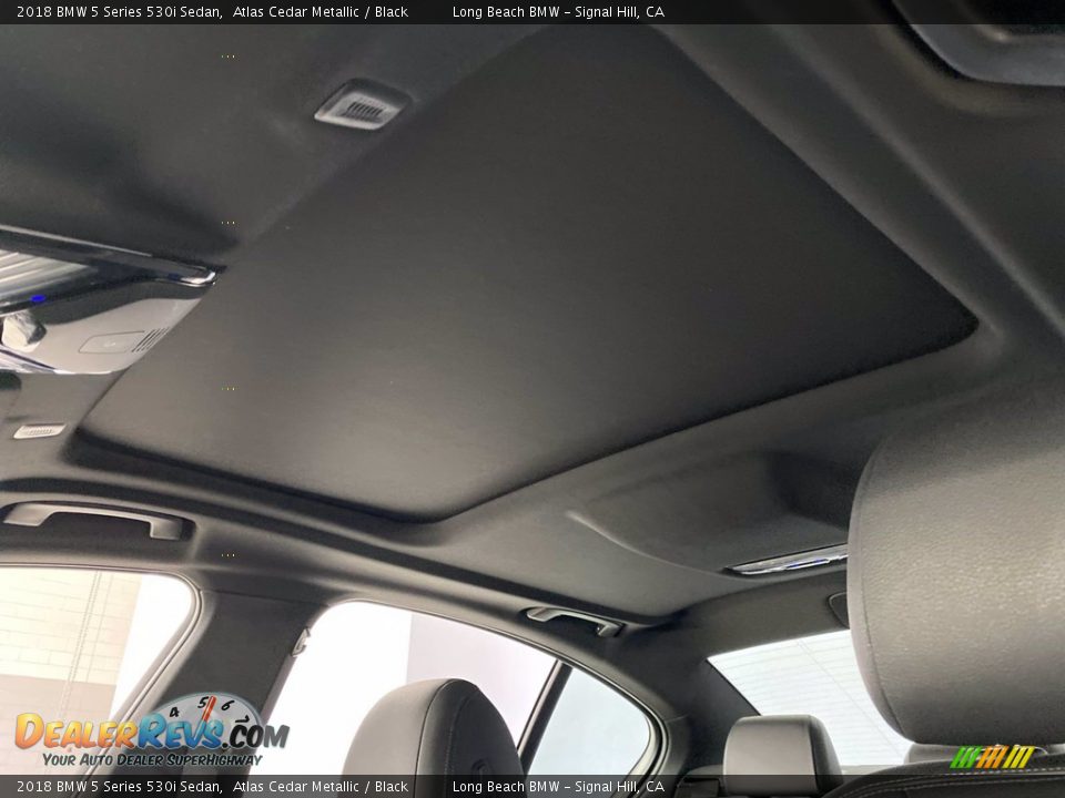 2018 BMW 5 Series 530i Sedan Atlas Cedar Metallic / Black Photo #31