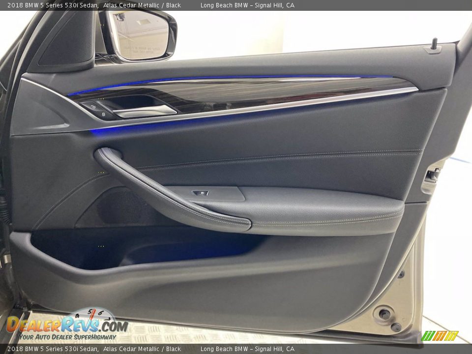 2018 BMW 5 Series 530i Sedan Atlas Cedar Metallic / Black Photo #32