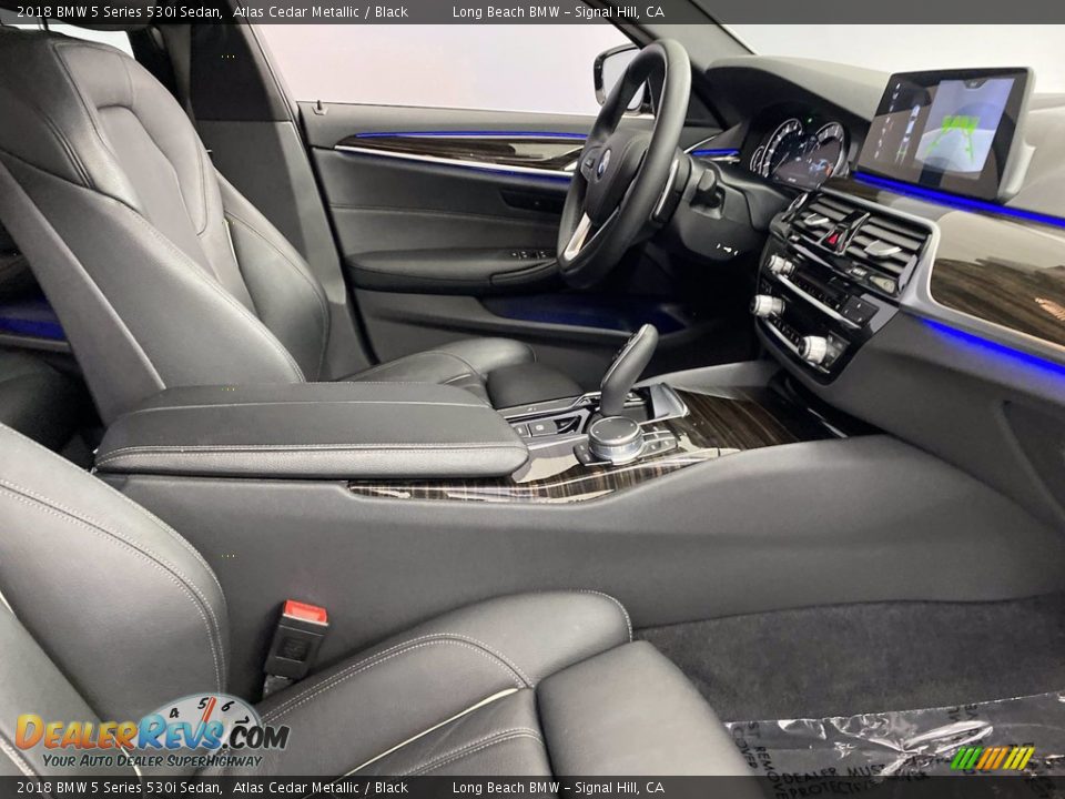 2018 BMW 5 Series 530i Sedan Atlas Cedar Metallic / Black Photo #33