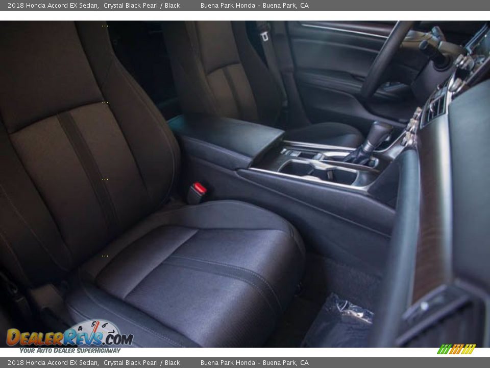 2018 Honda Accord EX Sedan Crystal Black Pearl / Black Photo #25
