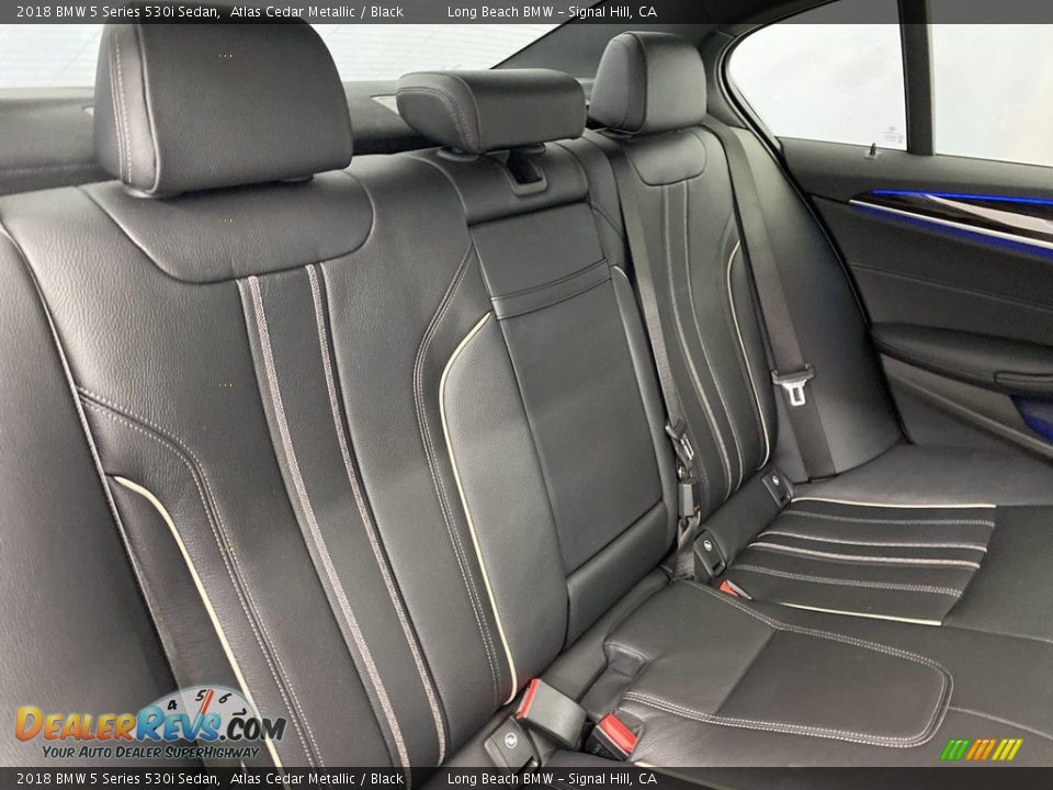 2018 BMW 5 Series 530i Sedan Atlas Cedar Metallic / Black Photo #36