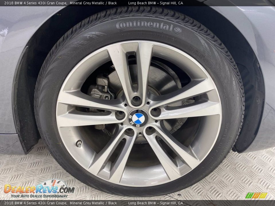 2018 BMW 4 Series 430i Gran Coupe Mineral Grey Metallic / Black Photo #6