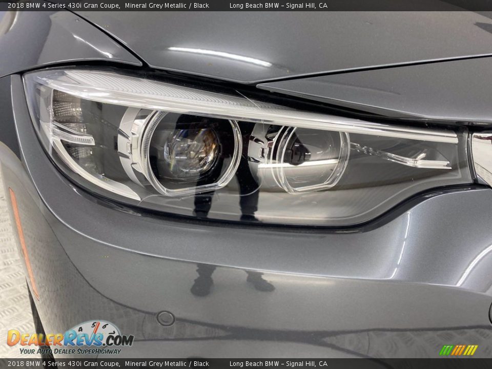 2018 BMW 4 Series 430i Gran Coupe Mineral Grey Metallic / Black Photo #7