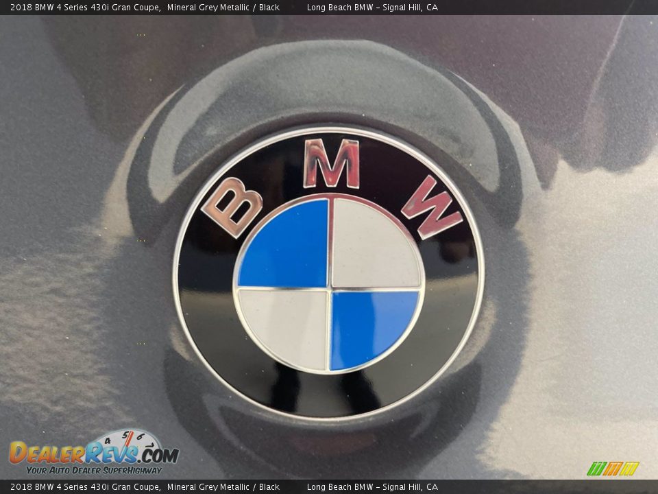 2018 BMW 4 Series 430i Gran Coupe Mineral Grey Metallic / Black Photo #10