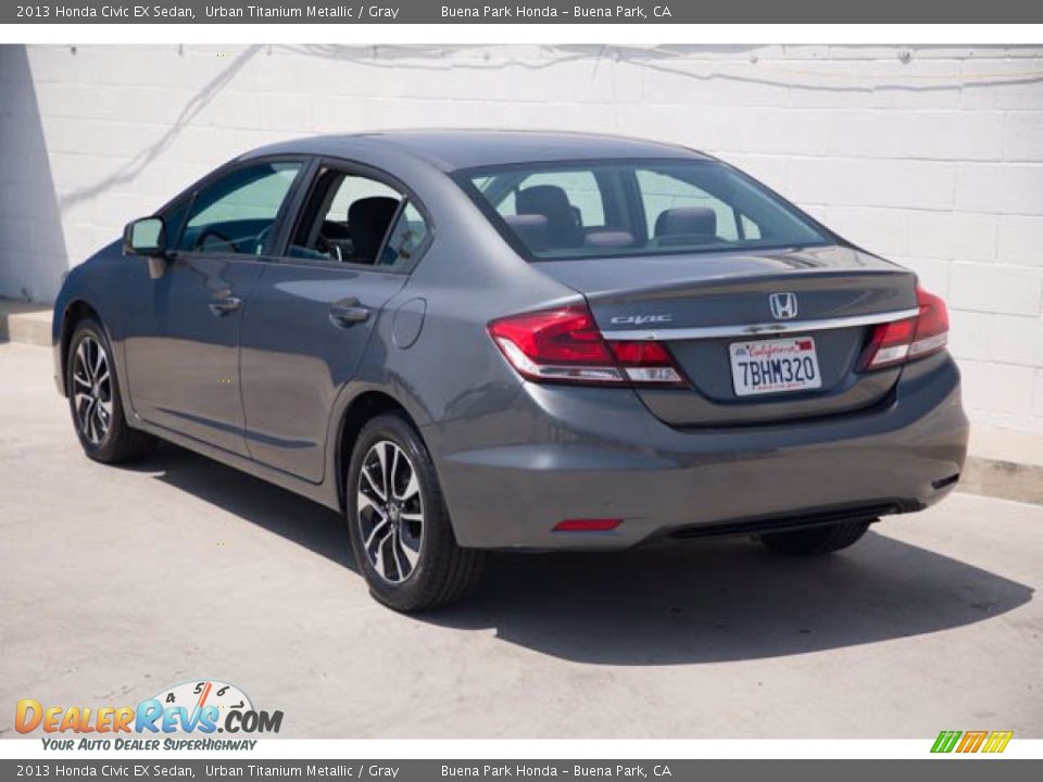 2013 Honda Civic EX Sedan Urban Titanium Metallic / Gray Photo #2