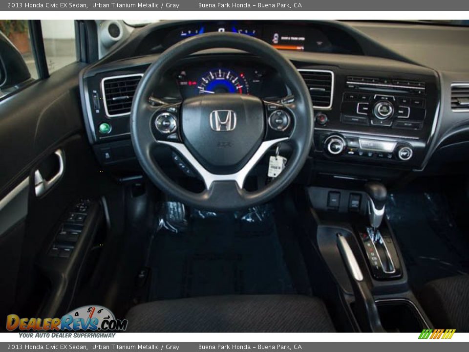 2013 Honda Civic EX Sedan Urban Titanium Metallic / Gray Photo #5