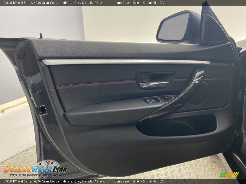2018 BMW 4 Series 430i Gran Coupe Mineral Grey Metallic / Black Photo #13