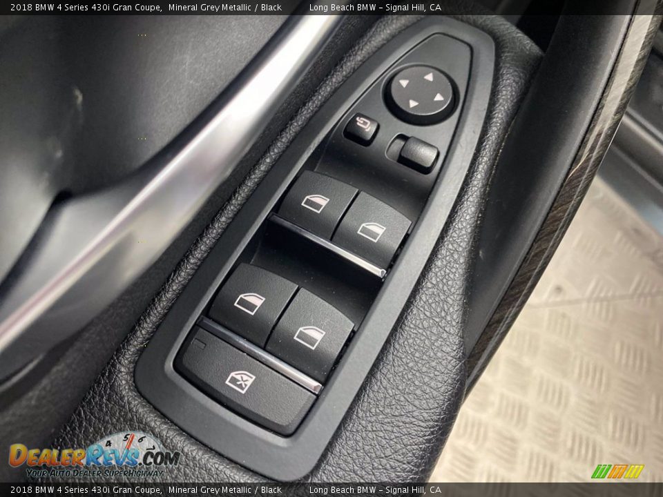 2018 BMW 4 Series 430i Gran Coupe Mineral Grey Metallic / Black Photo #14