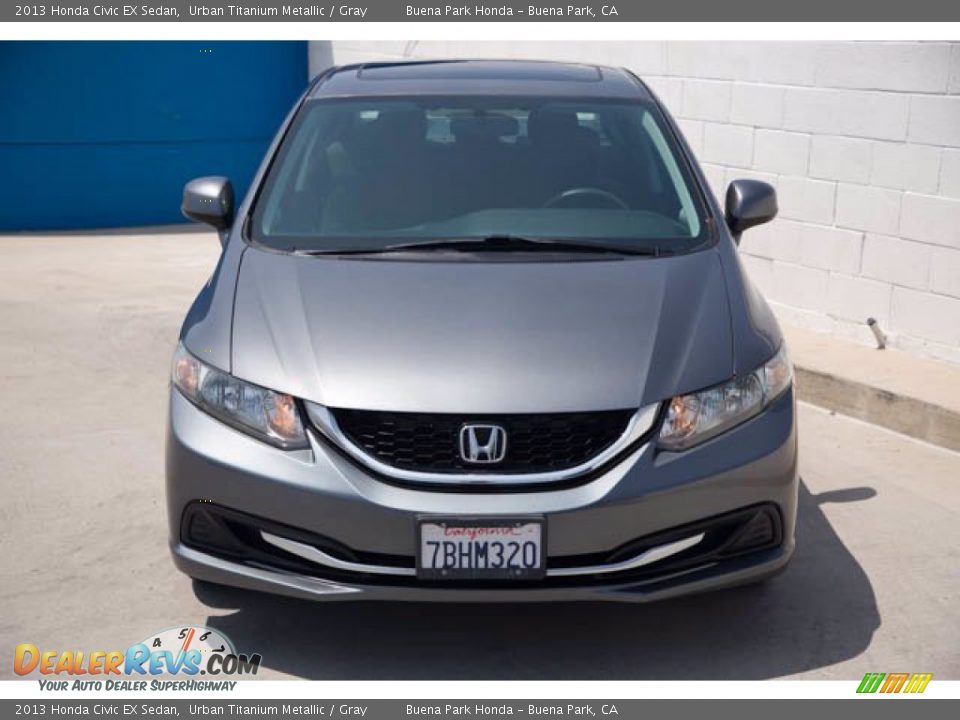 2013 Honda Civic EX Sedan Urban Titanium Metallic / Gray Photo #7