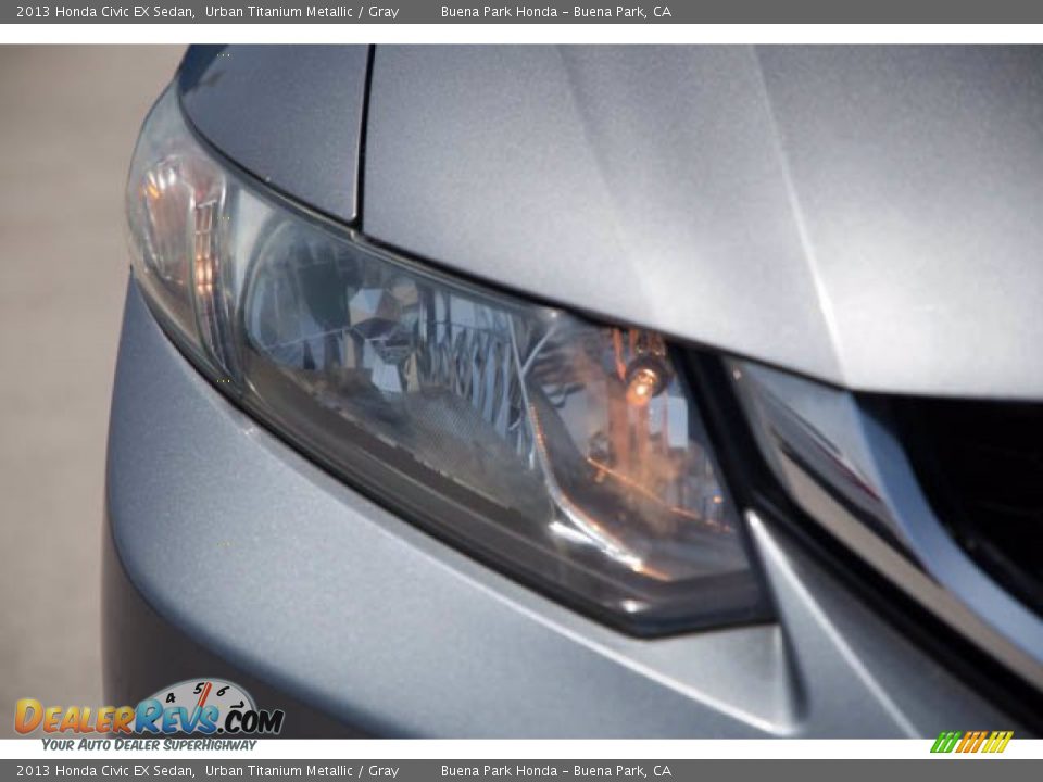 2013 Honda Civic EX Sedan Urban Titanium Metallic / Gray Photo #8
