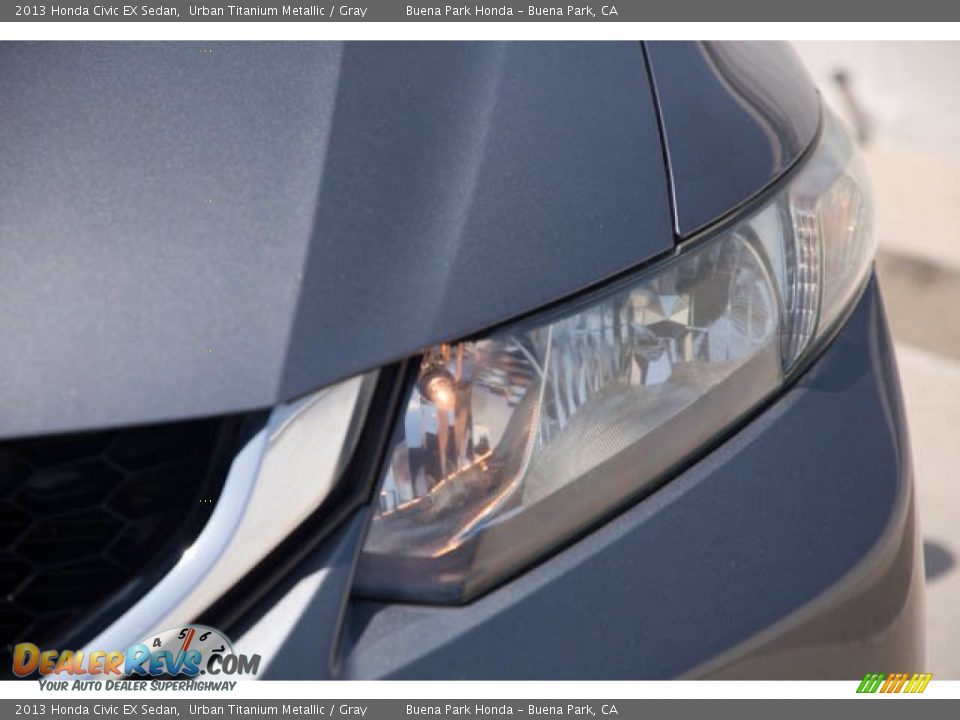 2013 Honda Civic EX Sedan Urban Titanium Metallic / Gray Photo #9
