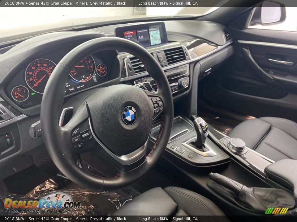 2018 BMW 4 Series 430i Gran Coupe Mineral Grey Metallic / Black Photo #16