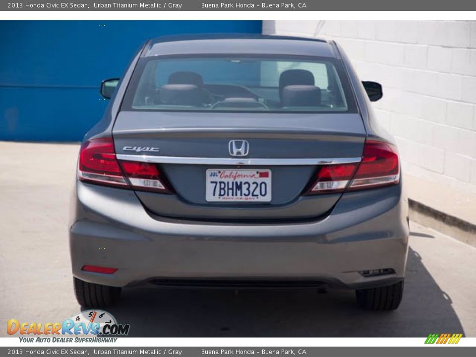 2013 Honda Civic EX Sedan Urban Titanium Metallic / Gray Photo #11