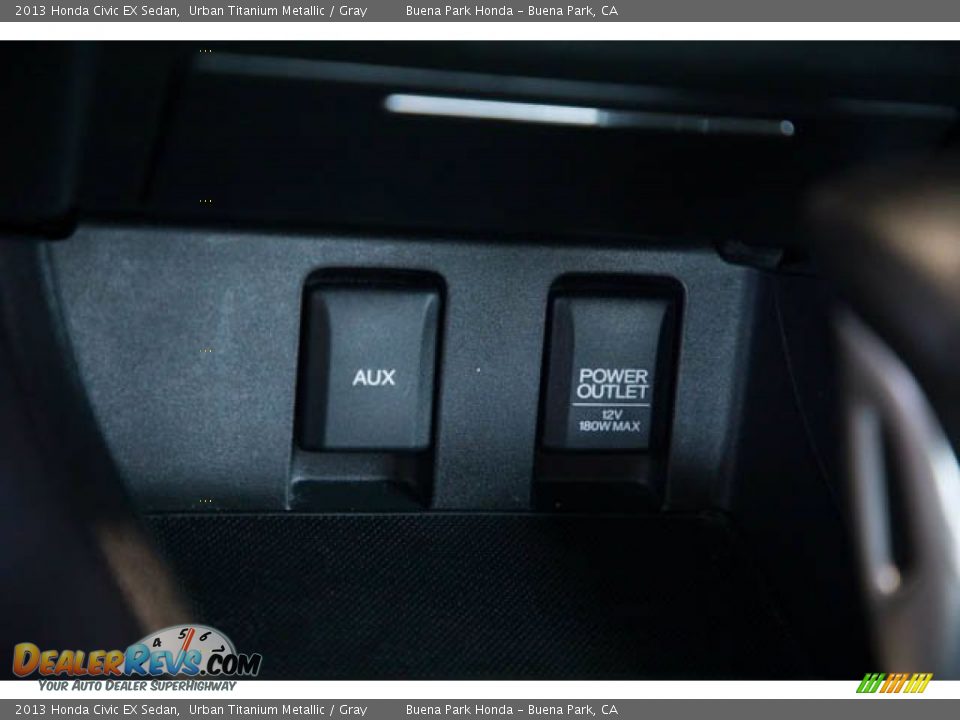2013 Honda Civic EX Sedan Urban Titanium Metallic / Gray Photo #16