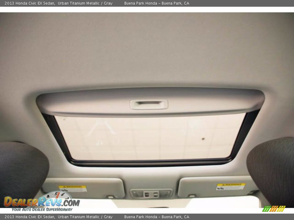 2013 Honda Civic EX Sedan Urban Titanium Metallic / Gray Photo #18