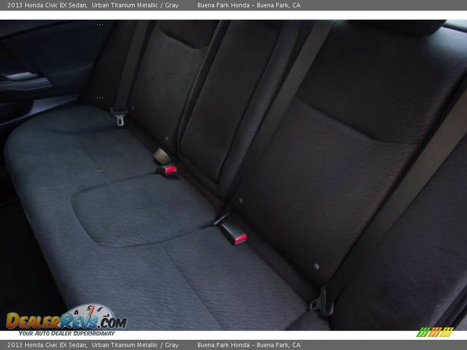 2013 Honda Civic EX Sedan Urban Titanium Metallic / Gray Photo #19