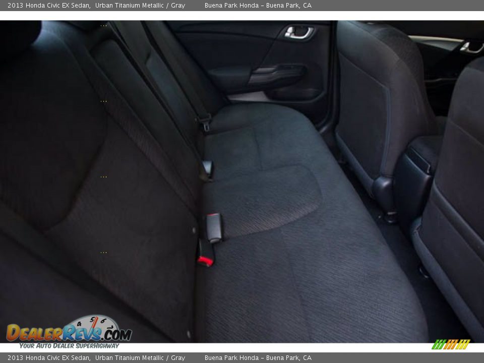 2013 Honda Civic EX Sedan Urban Titanium Metallic / Gray Photo #21