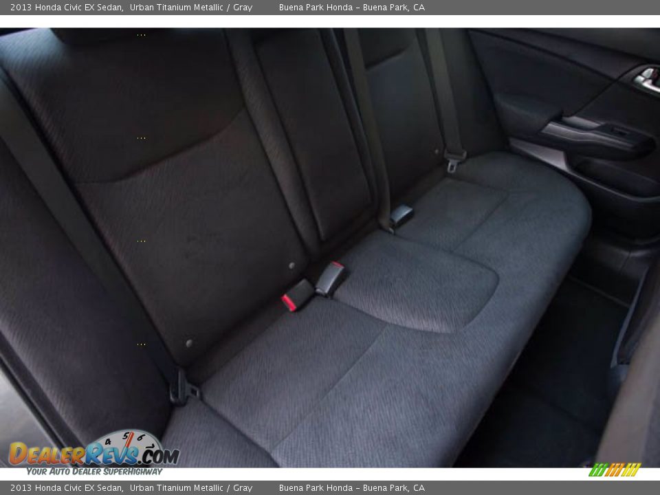 2013 Honda Civic EX Sedan Urban Titanium Metallic / Gray Photo #22