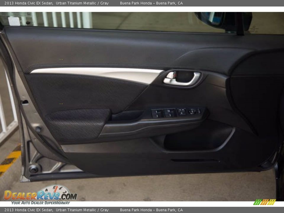 2013 Honda Civic EX Sedan Urban Titanium Metallic / Gray Photo #27