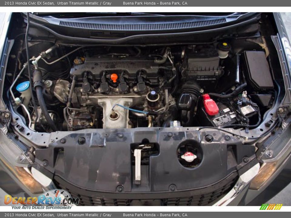 2013 Honda Civic EX Sedan Urban Titanium Metallic / Gray Photo #32