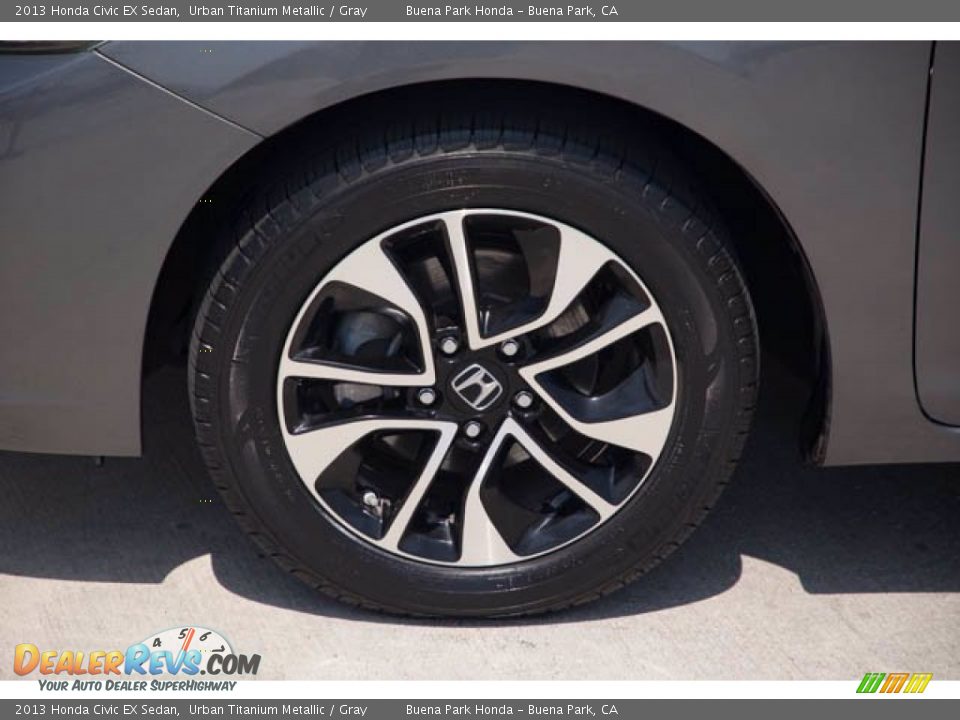 2013 Honda Civic EX Sedan Urban Titanium Metallic / Gray Photo #36