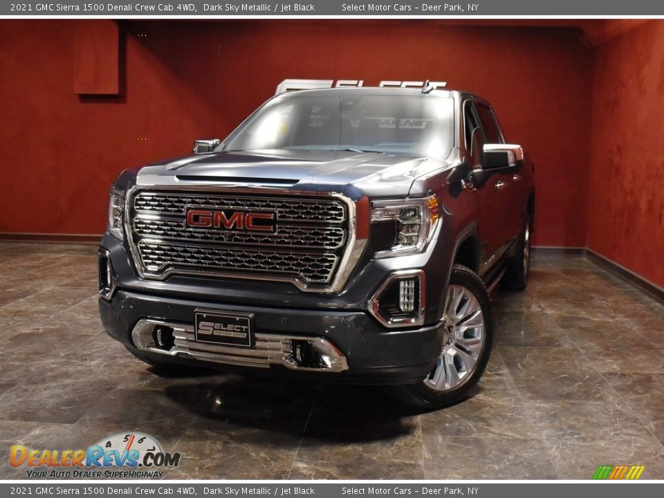 2021 GMC Sierra 1500 Denali Crew Cab 4WD Dark Sky Metallic / Jet Black Photo #1