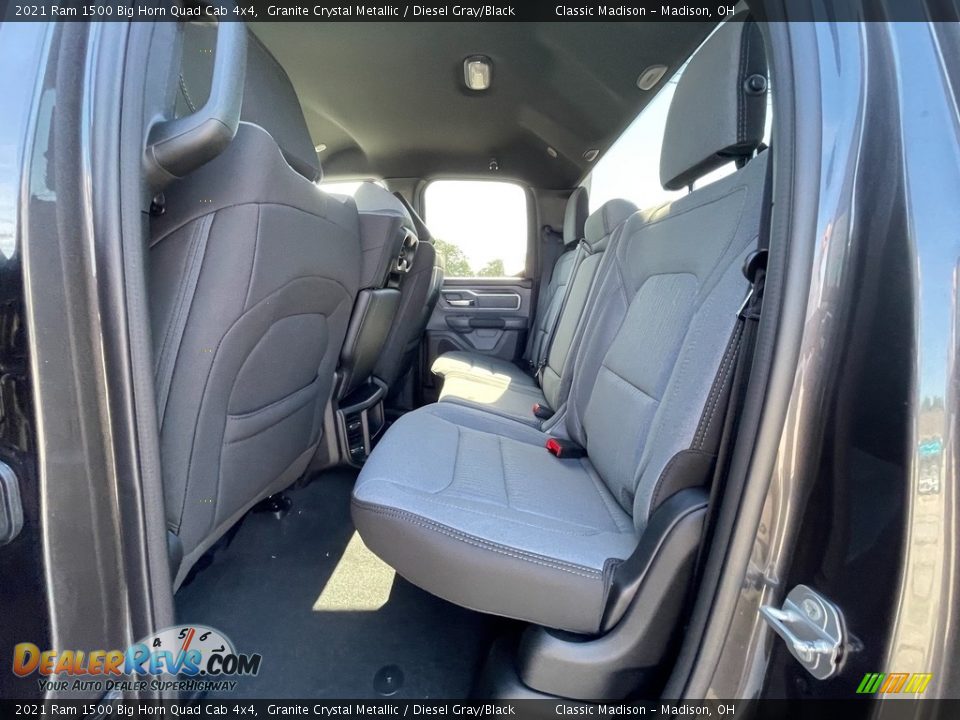 2021 Ram 1500 Big Horn Quad Cab 4x4 Granite Crystal Metallic / Diesel Gray/Black Photo #3