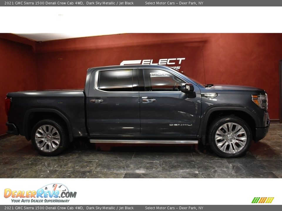 2021 GMC Sierra 1500 Denali Crew Cab 4WD Dark Sky Metallic / Jet Black Photo #4