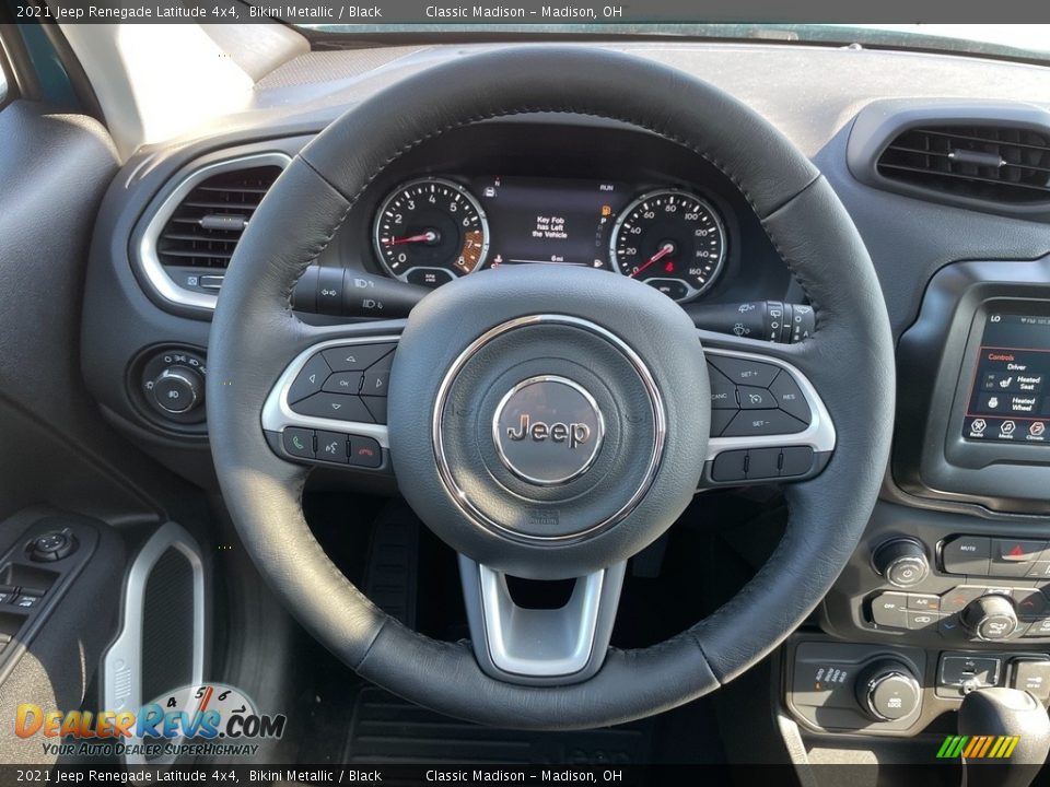 2021 Jeep Renegade Latitude 4x4 Steering Wheel Photo #5