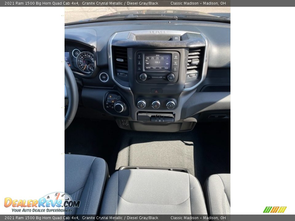 2021 Ram 1500 Big Horn Quad Cab 4x4 Granite Crystal Metallic / Diesel Gray/Black Photo #6