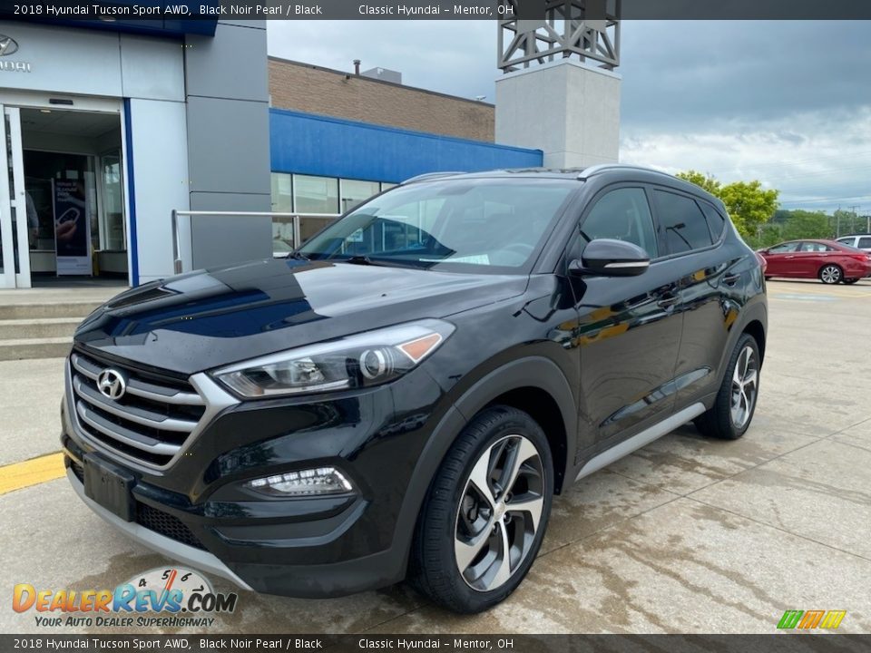 2018 Hyundai Tucson Sport AWD Black Noir Pearl / Black Photo #1
