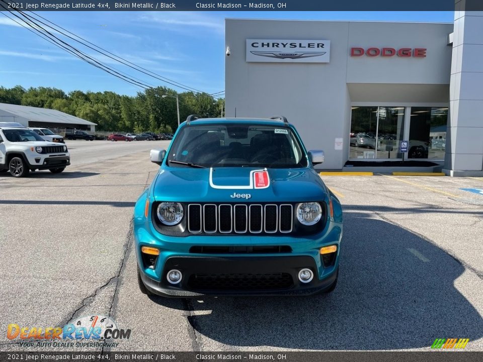2021 Jeep Renegade Latitude 4x4 Bikini Metallic / Black Photo #7