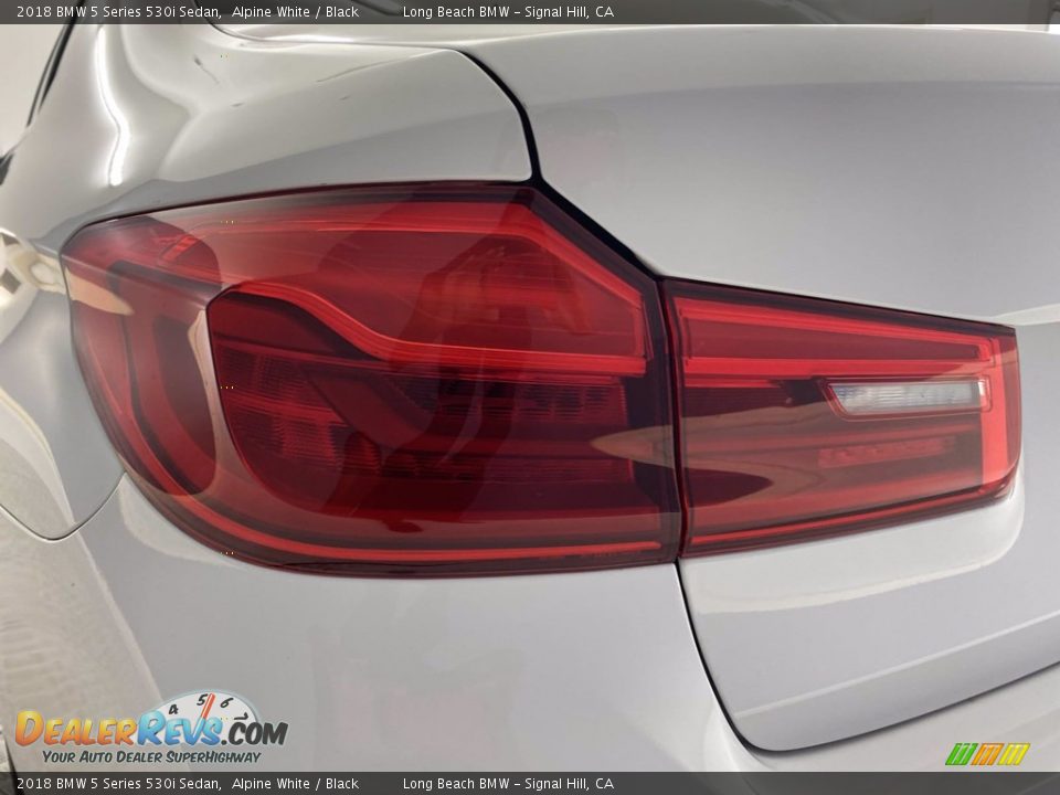 2018 BMW 5 Series 530i Sedan Alpine White / Black Photo #9