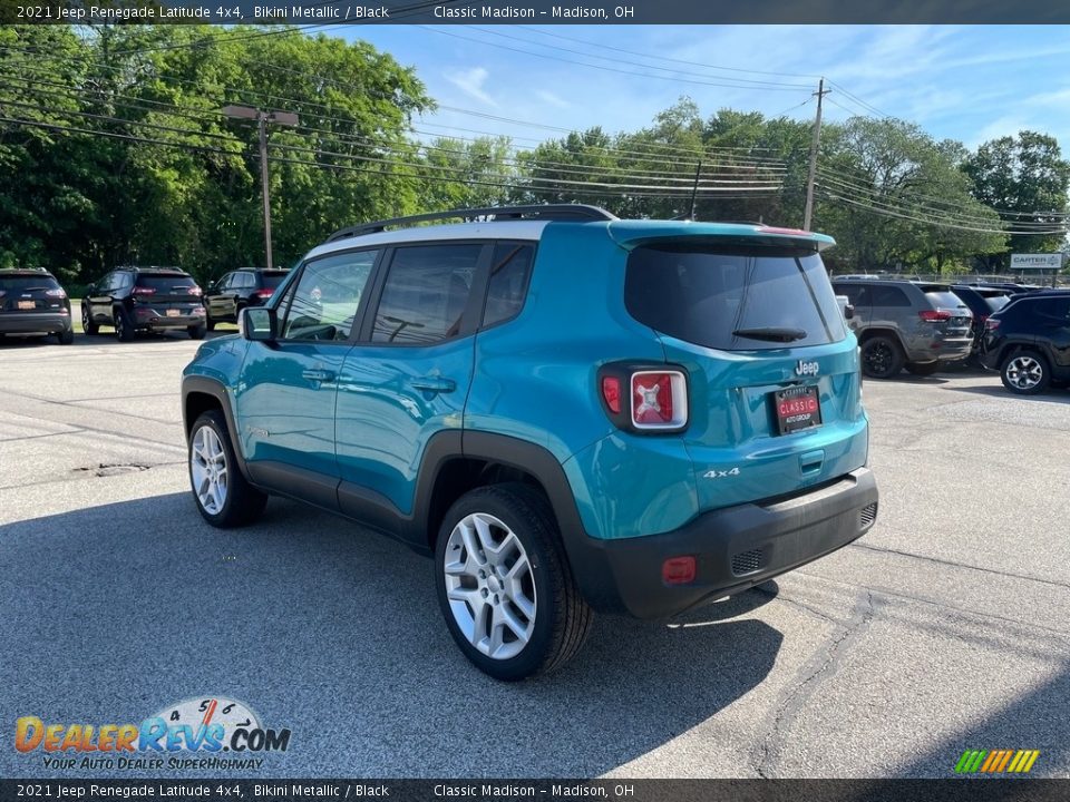 2021 Jeep Renegade Latitude 4x4 Bikini Metallic / Black Photo #9