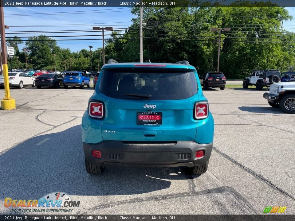 2021 Jeep Renegade Latitude 4x4 Bikini Metallic / Black Photo #10