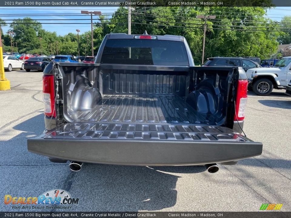 2021 Ram 1500 Big Horn Quad Cab 4x4 Granite Crystal Metallic / Diesel Gray/Black Photo #11