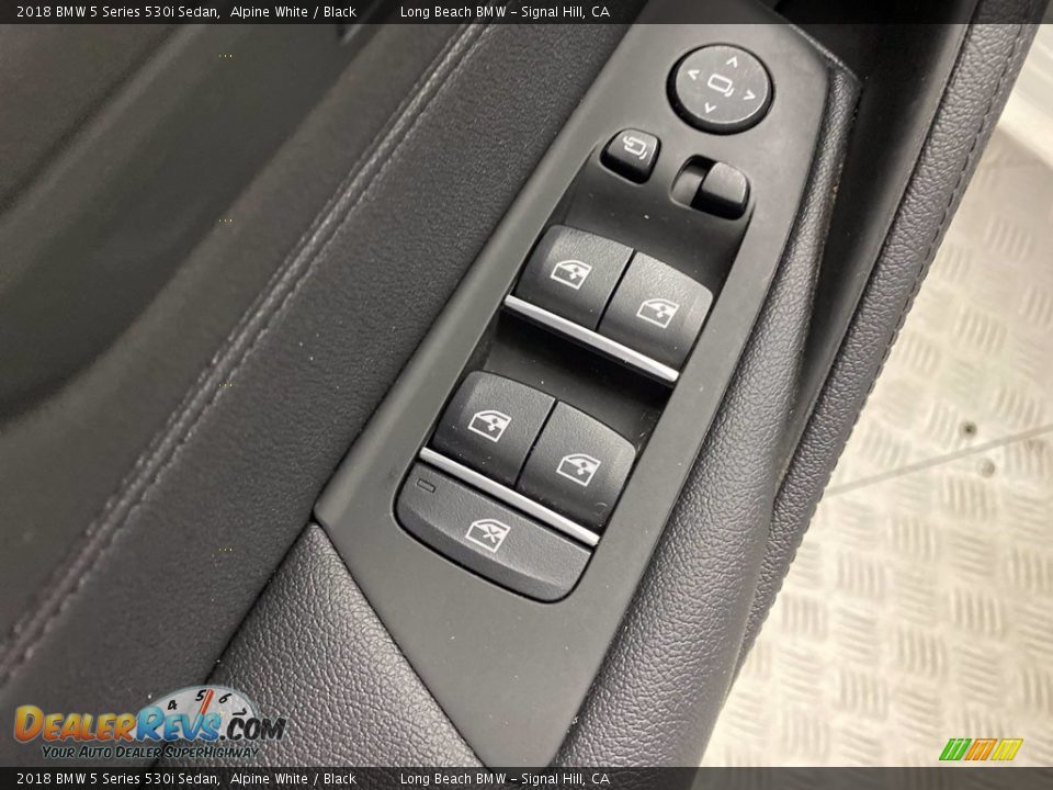 2018 BMW 5 Series 530i Sedan Alpine White / Black Photo #14
